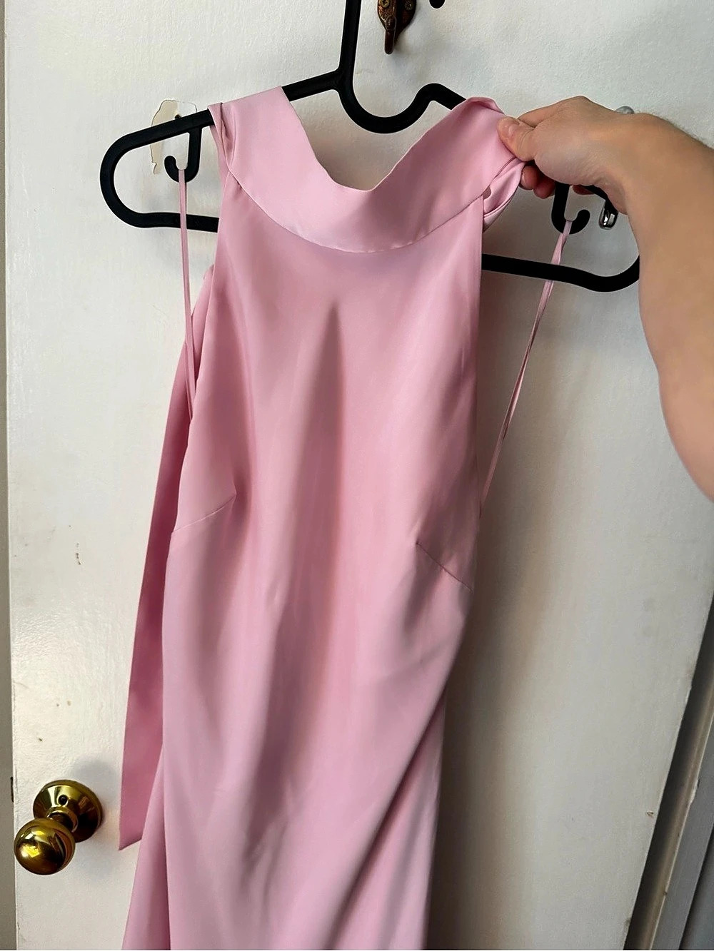 Nili Lotan Slip Dress Maxi in Pink, Aritzia